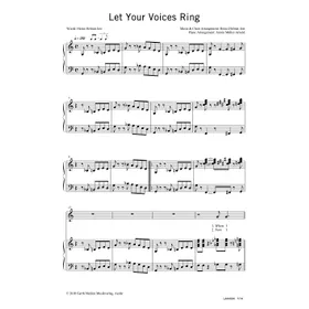 Produktbild des Artikels Let Your Voices Ring (Noten - Download)