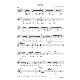 Produktbild des Artikels Nur du (Noten - Download)