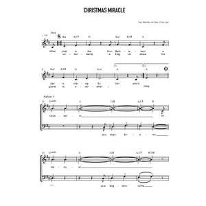 Produktbild des Artikels Christmas Miracle (Noten - Download)