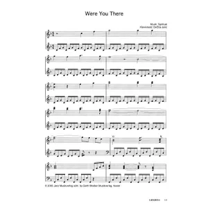 Produktbild des Artikels Were You There (Noten - Download)