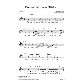 Produktbild des Artikels Der Herr ist meine Stärke (Noten - Download)
