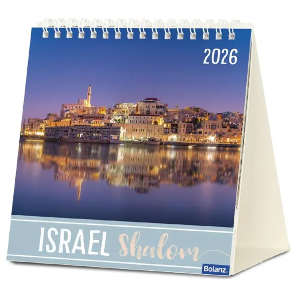 Produktbild des Artikels Israel Shalom 2026 - Tischkalender (Kalender - Spiralbindung)