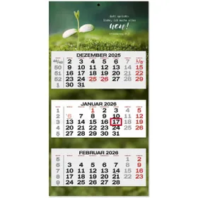 Produktbild des Artikels 3-Monatsplaner Jahreslosung 2026 (Kalender)