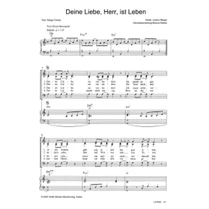 Produktbild des Artikels Deine Liebe, Herr, ist Leben (Noten - Download)