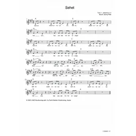 Produktbild des Artikels Sehet (Noten - Download)