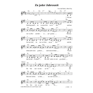 Produktbild des Artikels Zu jeder Jahreszeit (Noten - Download)