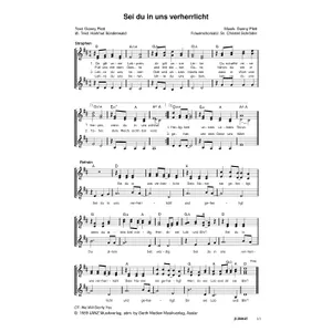 Produktbild des Artikels Sei du in uns verherrlicht (Noten - Download)