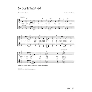 Produktbild des Artikels Geburtstagslied (Noten - Download)