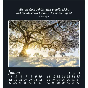 Produktbild des Artikels Zeit der Stille 2026 - Aufstellkalender (Kalender - Spiralbindung)