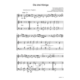 Produktbild des Artikels Die drei Könige (Noten - Download)