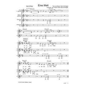 Produktbild des Artikels Eine Welt (Noten - Download)