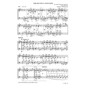 Produktbild des Artikels Lobe den Herrn, meine Seele (Noten - Download)