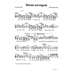 Produktbild des Artikels Niemals und nirgends (Noten - Download)