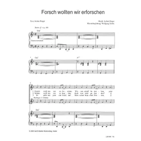 Produktbild des Artikels Forsch wollten wir erforschen (Noten - Download)
