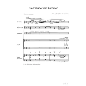 Produktbild des Artikels Die Freude wird kommen (Noten - Download)