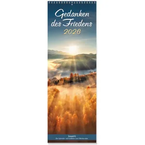 Produktbild des Artikels Gedanken des Friedens 2026 - Wandkalender (Kalender - Spiralbindung)