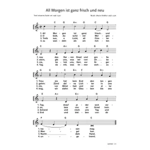 Produktbild des Artikels All Morgen ist ganz frisch und neu (Noten - Download)