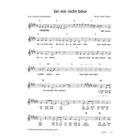 Produktbild des Artikels Sei mir nicht böse (Noten - Download)