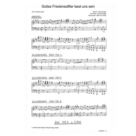 Produktbild des Artikels Gottes Friedensstifter laßt uns sein (Noten - Download)