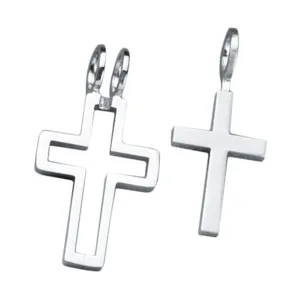 Produktbild des Artikels Anhänger Edelstahlkreuz - silber ()