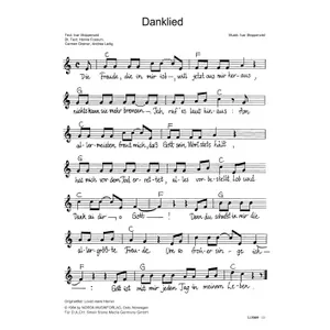 Produktbild des Artikels Danklied (Noten - Download)