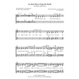 Produktbild des Artikels In dem Kreuz liegt die Kraft (Noten - Download)
