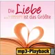 Gott ist Liebe (Playback ohne Backings)