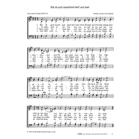 Produktbild des Artikels Bist du auch manchmal müd und matt (Noten - Download)