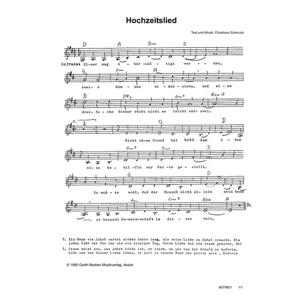 Produktbild des Artikels Einer mag überwältigt werden (Noten - Download)