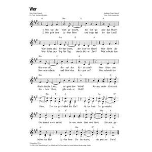 Produktbild des Artikels Wer (Noten - Download)