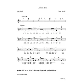 Produktbild des Artikels Alles neu (Noten - Download)