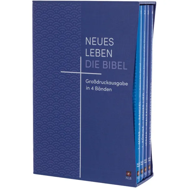 Produktbild des Artikels Neues Leben. Die Bibel, Großdruckausgabe 4 Bände mit Registerstanzung (Bibel - Hardcover)