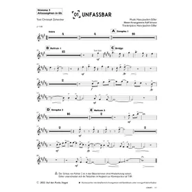 Produktbild des Artikels Unfassbar (Altsaxophon in Eb) (Noten - Download)