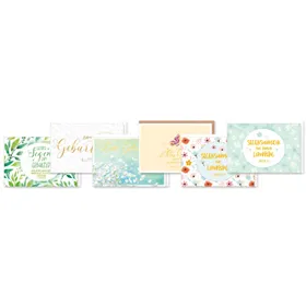 Produktbild des Artikels Faltkarten Geburtstag - 6er Set (Schreibwaren)