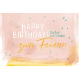 Stimmungsbild zu Faltkarten-Set "Zum Geburtstag"