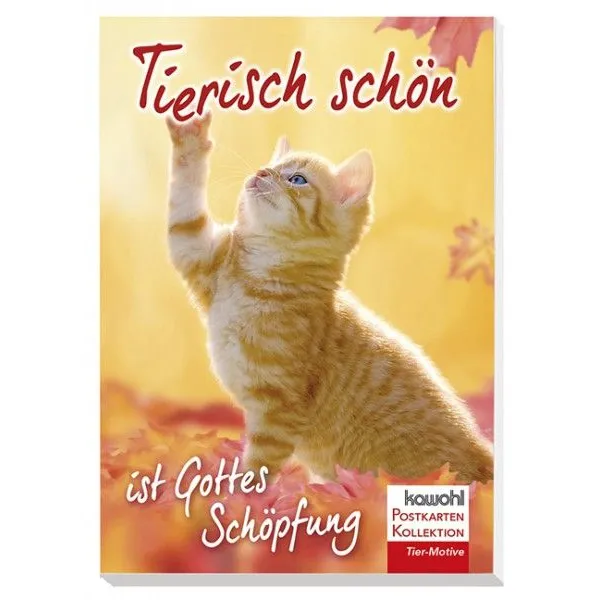 Produktbild des Artikels Postkartenbuch: Tierisch schön ist Gottes Schöpfung (Schreibwaren)