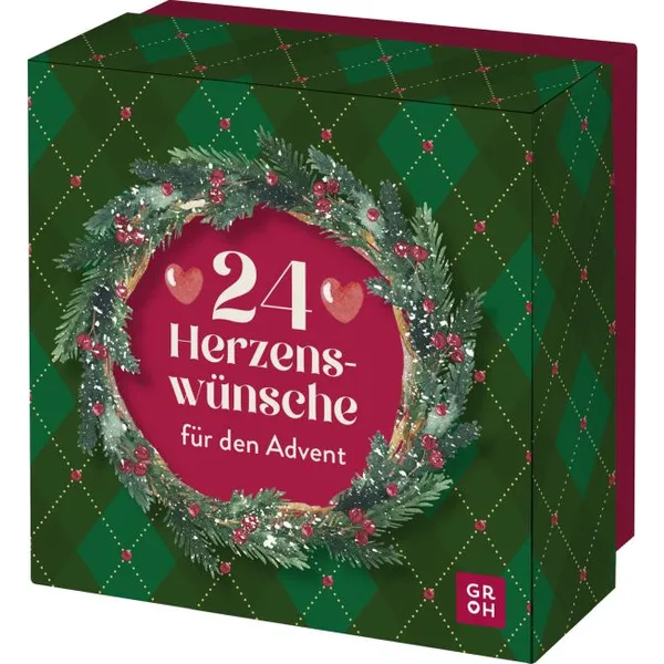 Produktbild des Artikels 24 zauberhafte Herzenswünsche für den Advent (Schreibwaren)