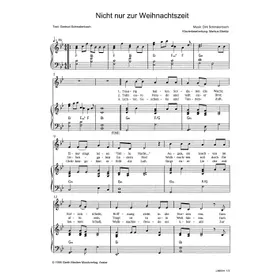 Produktbild des Artikels Nicht nur zur Weihnachtszeit (Noten - Download)