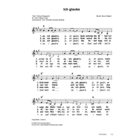 Produktbild des Artikels Ich glaubs (Noten - Download)