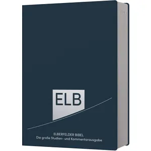 Produktbild des Artikels Elberfelder Bibel. Die große Studien- und Kommentarausgabe Leder, Platinschnitt (Bibel - Leder)