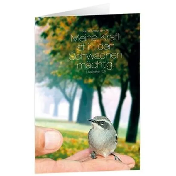 Produktbild des Artikels CD-Card: Meine Kraft ist in den Schwachen mächtig (Schreibwaren)