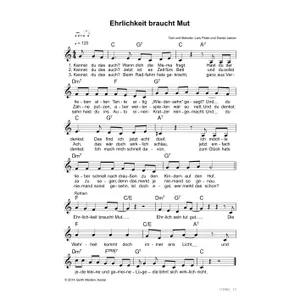 Produktbild des Artikels Ehrlichkeit braucht Mut (Noten - Download)