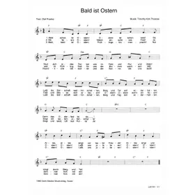 Produktbild des Artikels Bald ist Ostern (Noten - Download)