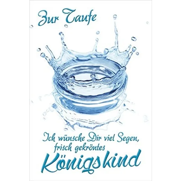 Produktbild des Artikels Faltkarte: Zur Taufe (Schreibwaren)