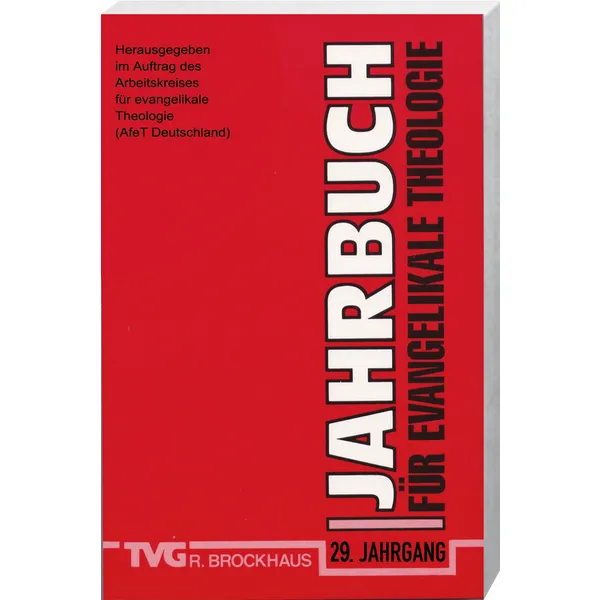 Produktbild des Artikels Jahrbuch für evangelikale Theologie 2015 (Buch - Paperback)