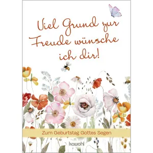 Produktbild des Artikels Viel Grund zur Freude wünsche ich dir! (Buch - Geheftet)