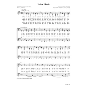 Produktbild des Artikels Meine Hände (Noten - Download)