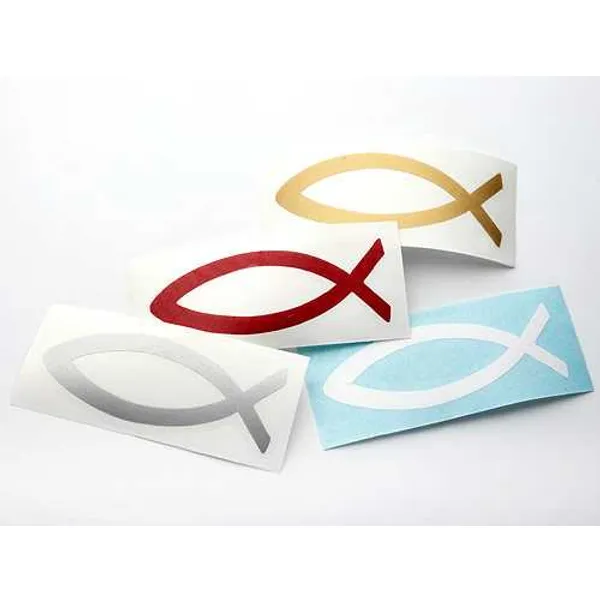 Produktbild des Artikels Aufkleber "Fisch silber" ()