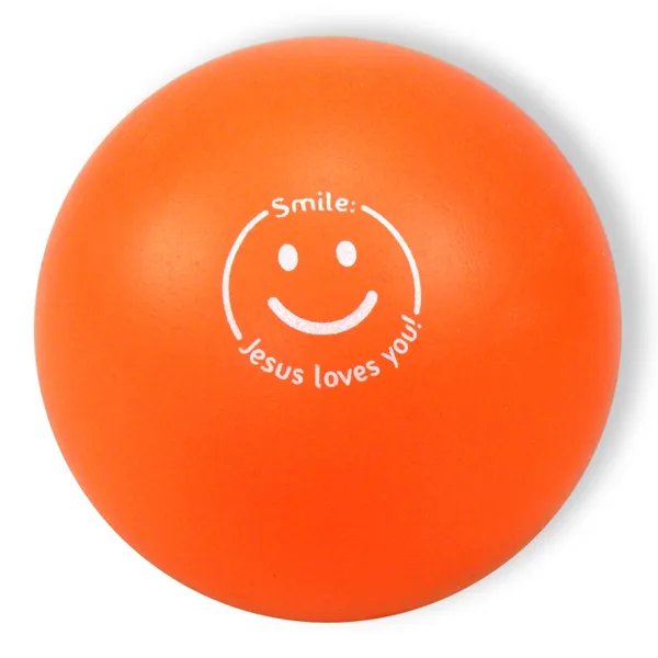 Produktbild des Artikels Softball "Smile - Jesus loves you!" - orange ()