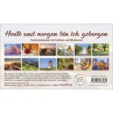 Stimmungsbild zu Heute und morgen bin ich geborgen 2026 - Postkartenkalender